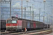 1144 046 ist in Buchs SG bereit zur Fahrt nach Österreich. (22.08.2018)