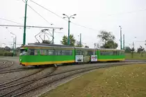 MPK Poznan Düwag GT8 Wagen 709 (ex Düsseldorf) am 17.07.18 in Posen Franowo (Polen)