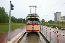 MPK Poznan Düwag GT8 Wagen 685 (ex Düsseldorf) am 17.07.18 in Posen Franowo (Polen)