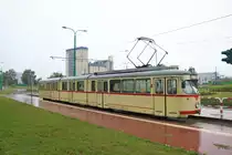 MPK Poznan Düwag GT8 Wagen 685 (ex Düsseldorf) am 17.07.18 in Posen Franowo (Polen)