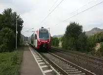 Der CFL Kiss 2318 mit dem IC (Düsseldorf - Luxemburg) aus Köln kommend durch Namedy in Richtung Koblenz.

Namedy 
17.08.2018
