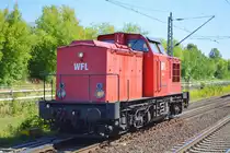 WFL Lok 12 (98 80 3293 021-2 D-WFL) am 22.08.18 Bf. Berlin-Hohenschönhausen.