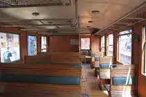 Fahrgastraum des CD 801 463-1, aufgenommen 28.Juli 2018 im Bahnhof Breclav.
