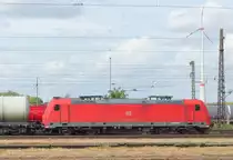 DB 185 245-8 pausiert am 25.08.2018 in Großkorbetha.