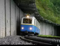 MGN - Oldtimer Zahnrad-Triebwagen Bhe 2/4 204 unterwegs auf einer Fotoextrafahrt auf den Rochers de Naye für das Bahnforum.ch am 25.08.2018