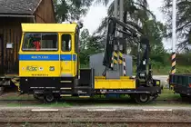 SZDC 99 54 9628 812-8 (MUV 71.1 012) am 29.Juli 2018 im Bahnhof Kostelec u Jihlavy.
