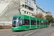 Be 6/8 Flexity 5015, auf der Linie 6, fährt zur Haltestelle Morgartenring. Die Aufnahme stammt vom 19.08.2018.