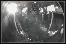 Blick in den Führerstand von 764.411 R . 
Nachdem sie einen Schlepptender erhalten hat ist für den Heizer deutlich mehr Platz. 
12.08.2018