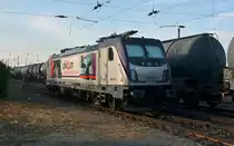 187 014 der Captrain pausierte am 01.09.18 in Großkorbetha.