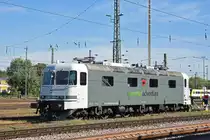 Re 620 003-4 rail adventure (ex SBB 11603) steht auf einem Abstellgleis beim badischen Bahnhof. Die Aufnahme stammt vom 11.09.2018.
