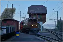 50 Jahre Blonay Chamby - MEGA BERNINA FESTIVAL: Der allererste fahrplanmässige Mega Bernina Festival Zug verlässt Chamby mit der RhB Ge 4/4 182 und dem RhB ABe 4/4 35 als Triebfahrzeuge Richtung Montreux. Da die Frequenz des Zuges 1823501E relativ gering war, waren die Reisezugwagen geschlossen, doch für die Bergfahrt als 1823501E als  Riviera Belle Epoque -Zug von Montreux nach Chaulin wurden die Kapazität natürlich gebraucht.

8. Sept. 2018