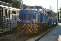 FERROVIA GENOVA CASELLA FGC
NORMALBETRIEB
FGC Diesellok D1 (ex 252 902) in Genova P. Manin abgestellt am 6. September 2018
Foto: Walter Ruetsch