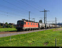 SBB - Lok  620 089-3 mit Kesselwagen unterwegs bei Lyssach am 17.09.2018