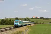 223 071 mit dem ALX84136/ALX84156 (München Hbf-Lindau Hbf/Oberstdorf) bei St.Alban 28.8.18