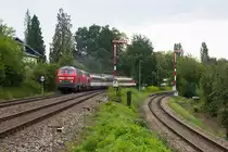 EuroCity 191 aus Lindau nach München in Aeschach. 2.9.18
