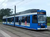 DUEWAG 6N1 NR. 667 der RSAG in Rostock am 07.09.2017