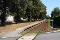 Haltestelle Suchdol nad Luznice zastavka am 04.August 2018.