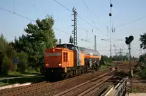 Bocholter Eisenbahn Gesellschaft 202 271 mit Übergabe Dormagen - Emmerich.
Abgelichtet am 22. September 2010 im Bahnhof Nievenheim.