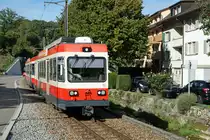 WALDENBURGRBAHN BLT/WB
Regionalzug mit BDe 4/4 16 bei Niederdorf am 22. September 2018.
Foto: Walter Ruetsch