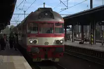 854 215-1 IVANKA kurz vor der Abfahrt Richtung Rumburk über  Nymburk. 21.09.2018 15:23 Uhr.