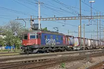 Re 620 051-3 durchfährt den Bahnhof Pratteln. Die Aufnahme stammt vom 17.09.2018.