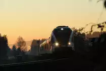 Noch passt die Sonne nicht ganz zum Fahrplan .
Das dürfte sich aber in den nächsten Tagen anpassen... 
St.Peter im Sulmtal am Morgen des  
1.10.2018