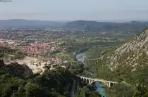 Ein unbekannter 814 als R 4211 (Jesenice-Nova Gorica) bei Nova Gorica 5.9.18