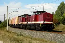 Am 11.09.2018 fuhren die 204 425-3 und die 204 271-1 von der Press-MTEG von Niedergörne nach Stendal und weiter nach Kodersdorf-Sachsen .