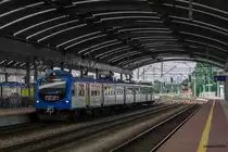 EN57KM-3002 der Koleje Śląskie am 02.06.2018 in Bahnhof Katowice.