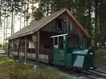 Die Waldeisenbahn im Holzknechtland Mariazell ist eine ca. 600 Meter lange - im Kreis führende - Strecke. Am 06.10.2018 hat der Zug für diesen Tag seine Arbeit bereits getan ...
www.buergeralpe.at/sommer/waldeisenbahn