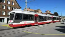 Triebzug Be 4/8 Nr. 35 (Stadler, 2008) am 10. Oktober 2018 am Endbahnhof Trogen.
