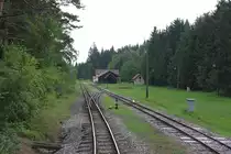 JHMD-Bahnhof Hurky am 05.August 2018.