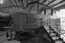 Eine elektrische Werkbahnlok von Siemens  Güterbahn 3 . (Deutsches Technikmuseum Berlin, April 2018)