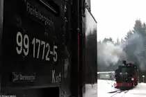 99 1772-5 wartet bis 99 1741-0 die Strecke frei macht.