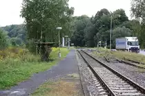 Haltestelle Hrachovec am 11.August 2018.