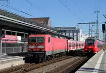 143 336-6 mit einer S2 nach Roth in Nürnberg Hbf 11.10.18