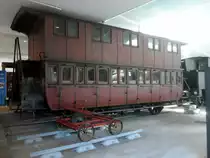 2018-06-26; Dieser Doppelstockwagen beweist, dass schon unsere Vorfahren effektiv den Verkehrsraum nutzten. Leider stand die Sonne ungünstig.