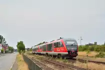 Bald Geschichte. Seit 2006 fahren die Desiros in Sachsen Anhalt unter den Namen Elbe Saale Bahn. Nachdem Abellio die Ausschreibung des Dieselnetz Sachsen Anhalts in beiden Losen für sich entscheiden konnte, werden ab Dezember 2018 die Desiros durch neue LINT von Abellio ersetzt. Hier fahren 642 687 und 642 190  Biosphärenreservat Mittelelbe  als RB36 in Haldesleben ein als RB36 nach Wolfsburg. 

Haldensleben 21.07.2018