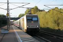 101 071  Zeit für Gold  am 12.10.2018 mit einem IC in Dedensen-Gümmer.