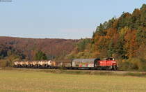 294 588-9 mit dem EK 55471 (Ulm Rbf-Ehingen(Donau)) bei Schmiechen 16.10.18