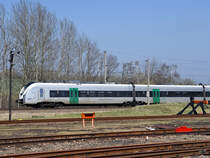 Ein Coradia Continental der Mitteldeutschen Regiobahn in Chemnitz. (April 2018)