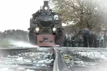 Vom Bahnübergang aus nächst der Haltestelle Kraubath gemacht. 
764.411 R am 31.10.2018