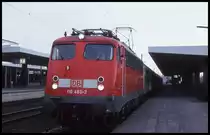 110460 ist mit dem RB aus Hildesheim hier am 24.1.1999 um 12.53 Uhr in Braunschweig angekommen.