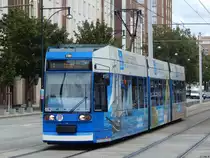 DUEWAG 6N1 NR. 652 der RSAG in Rostock am 07.09.2017