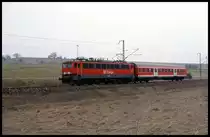 171004 Cargo hat hier am 27.3.1999 gerade um 12.10 Uhr mit dem P nach Königshütte Hüttenrode verlassen. 