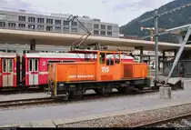 Ge 3/3 215 der Rhätischen Bahn (RhB) steht im Bahnhof Chur (CH).
[10.7.2018 | 18:31 Uhr]