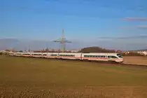 DB Fernverkehr ICE T (411 xxx) am 18.11.18 auf der Main Weser Bahn bei Bad Vilbel Dortelweil