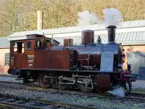 Lok Nummer 5 von ARBED Esch in Fond-de-Gras bei der Museumsbahn am 17.11.2018