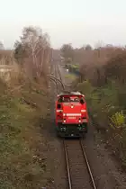 RheinCargo DE 86 // Köln, am Niehler Gleisdreieck // 15. Dezember 2015