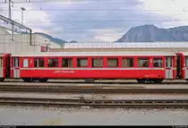 Blick auf Personenwagen B 2367 der Rhätischen Bahn (RhB), der im Bahnhof Landquart (CH) abgestellt ist.
[10.7.2018 | 19:06 Uhr]